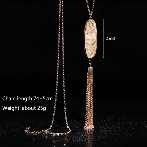 Iridescente Druzy Necklace - Picture 4 of 6